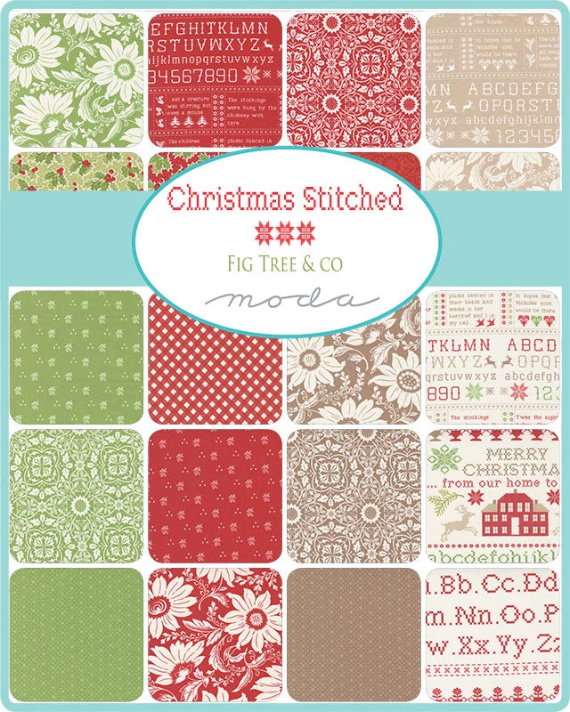 Christmas Stitched by Fig Tree & Co. for Moda