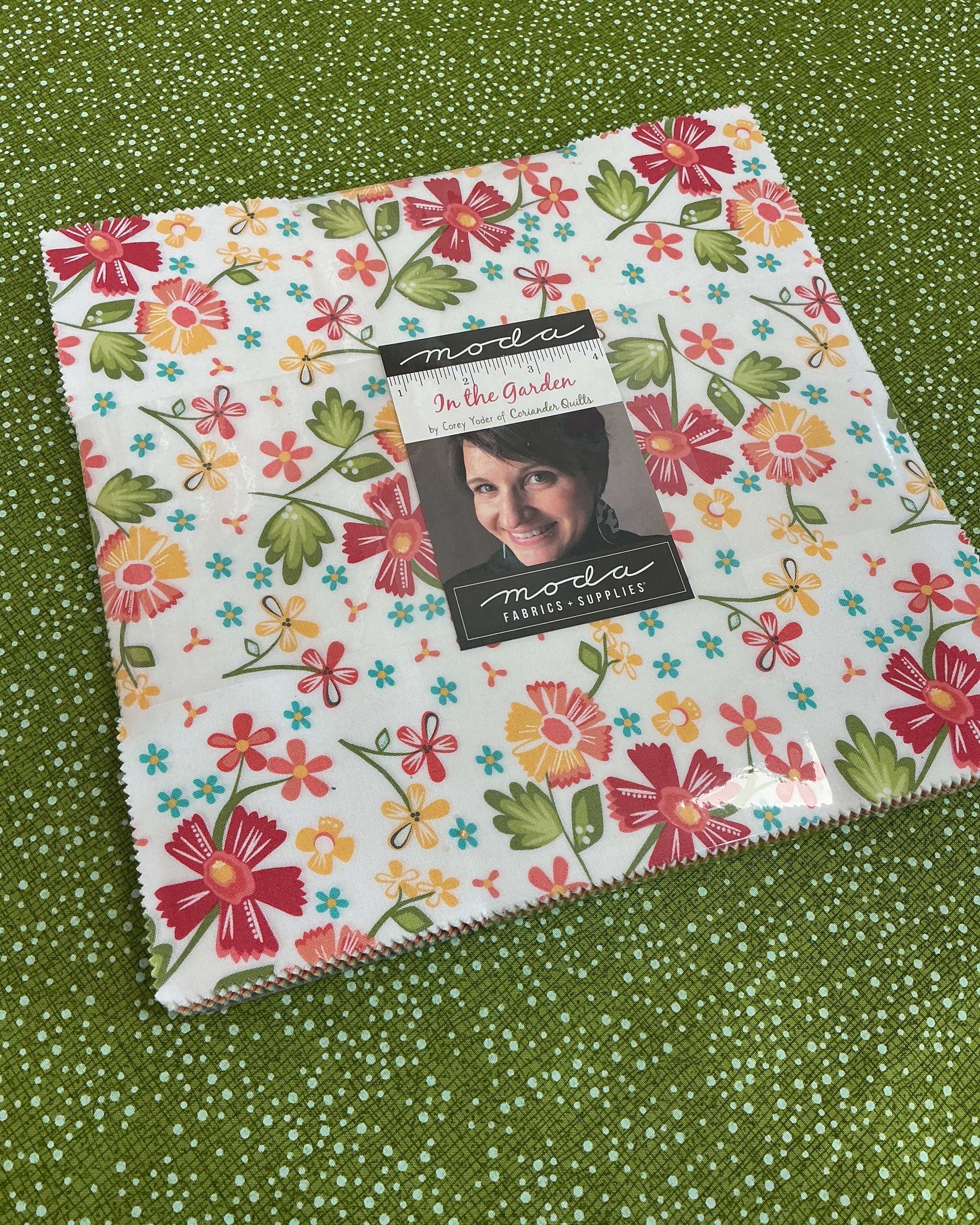 Frida Lap Size Quilt Kit with fabrics, digital pattern, and accent for sewing lap quilt