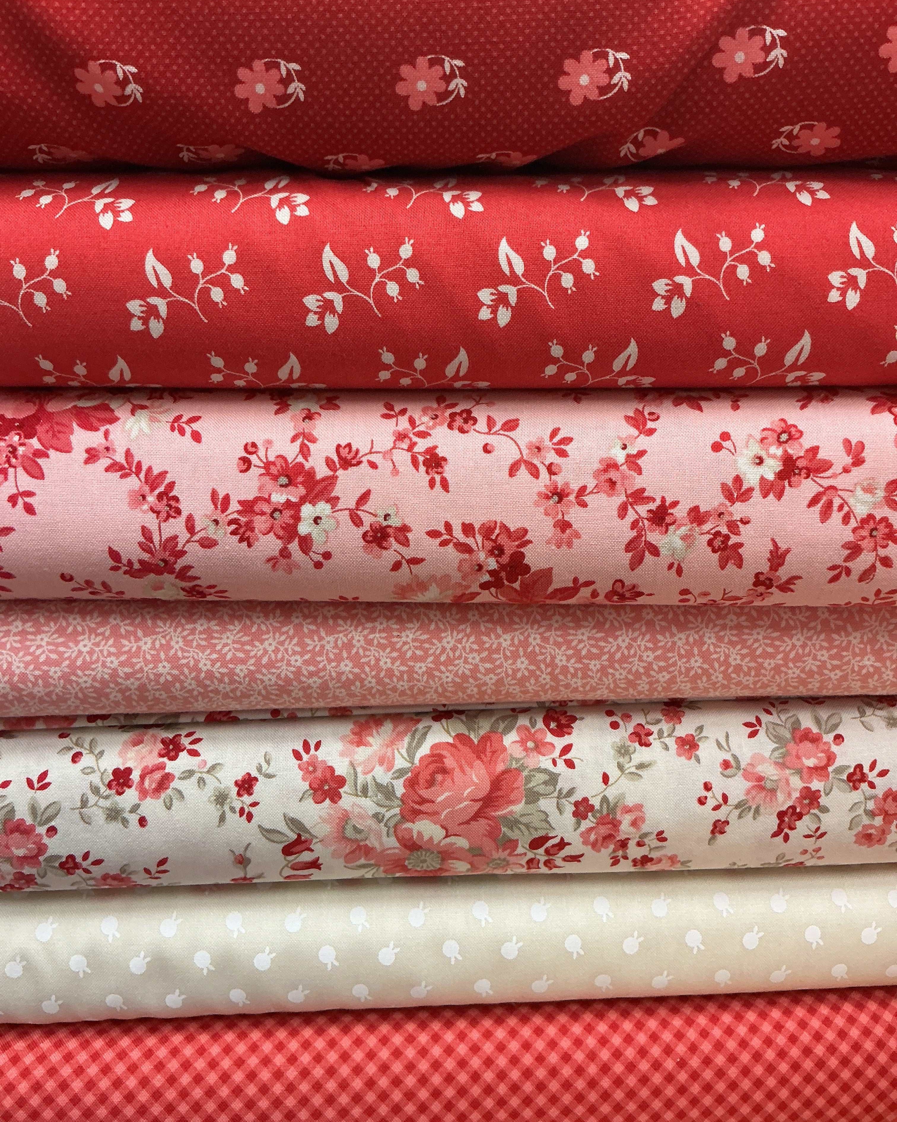 Six-Pack Party Bundle seven coordinating 20-inch fabric cuts for quilting projects