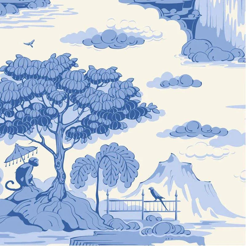 Something Blue Cottonview Cream fabric by Tilda, preorder, sold in 1/2 yard increments