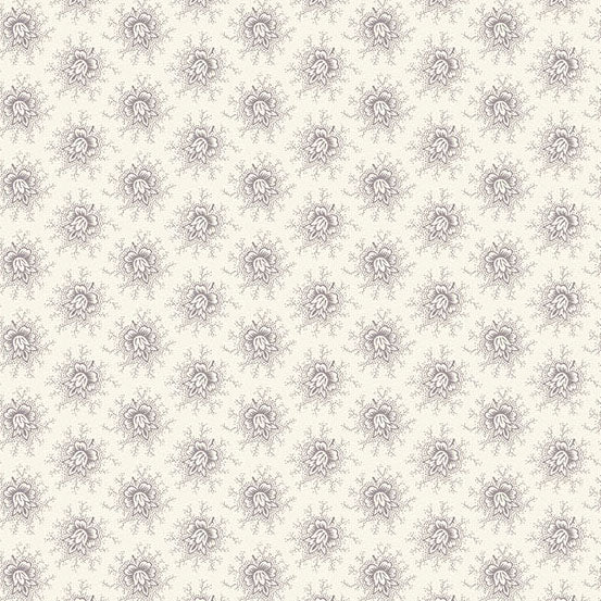 Hazelmont Farm Shirtings fabric with animal print from Max and Louise Rose Whisper collection cut in half-yard increments