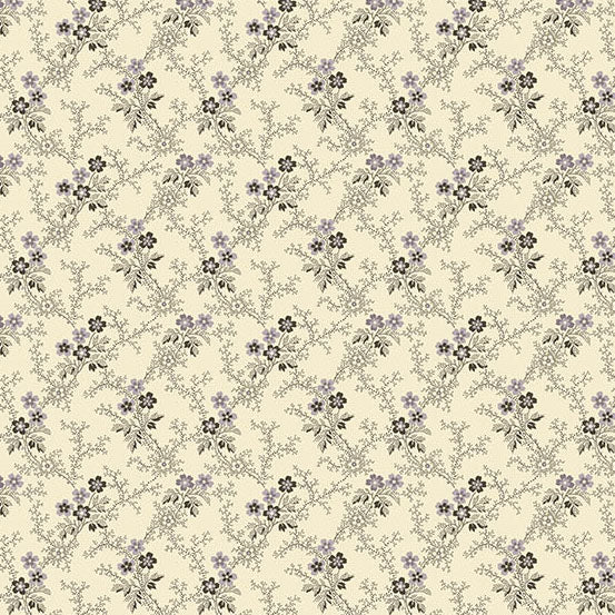 Hazelmont Farm Shirtings Catherine Chocolate fabric by Max and Louise with animal-inspired design sold in half-yard increments
