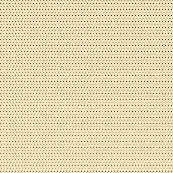 Hazelmont Farm Shirtings fabric by Max and Louise with animal-inspired chocolate brown pattern