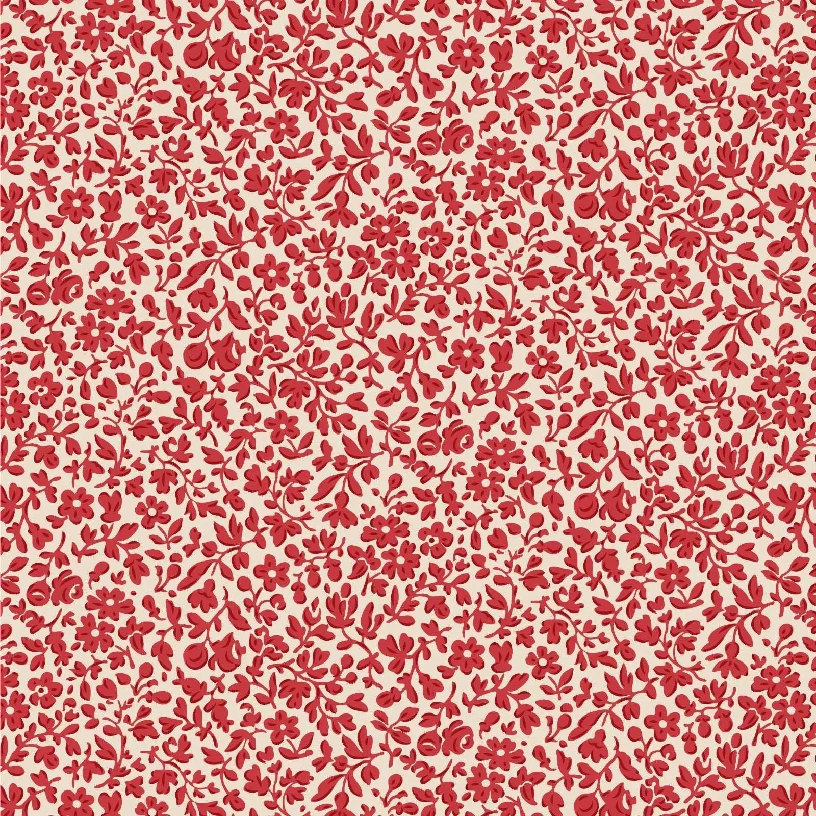 Merry Little Christmas Eve & Noel Blender Eve Red fabric by TILDA with Nordic vintage style