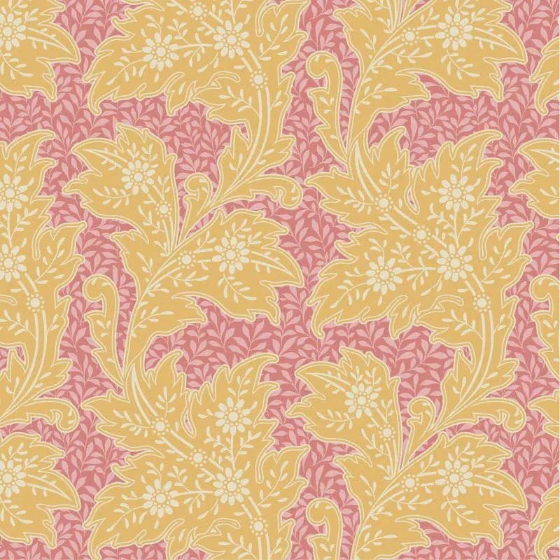 Songbird Blender Stella yellow floral fabric pattern by TILDA, pre-order fabric sold in half-yard increments