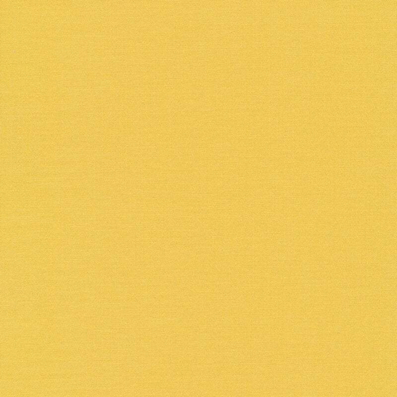 Tilda Solid Basics pale yellow fabric square, sold by half yard, smooth texture for sewing projects