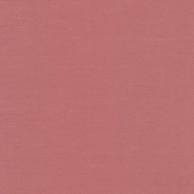 Tilda Solid Basics terracotta fabric half-yard piece smooth texture