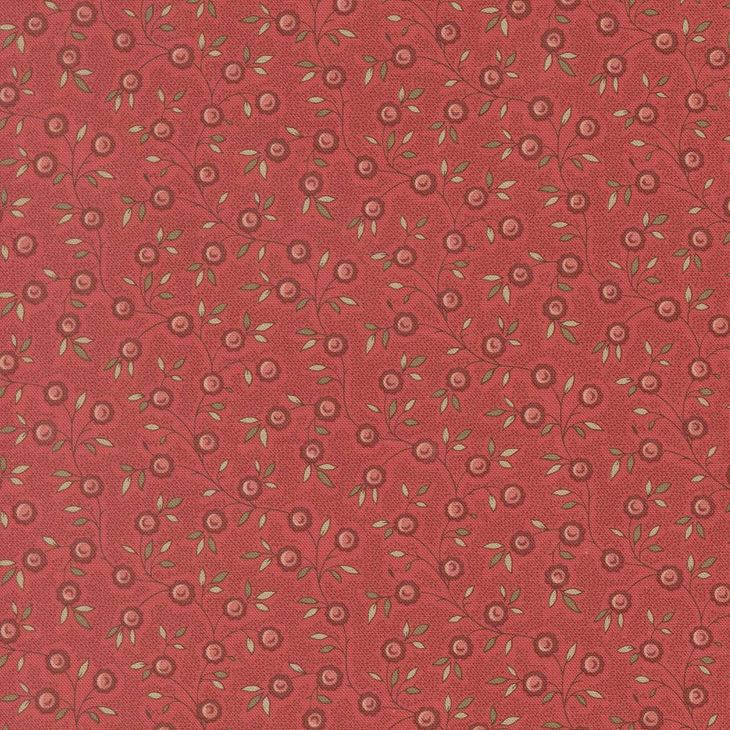 Fleur De Paris Topiare Florals Garance fabric by French General for Moda Fabrics in soft pearl background with 19th-century floral prints