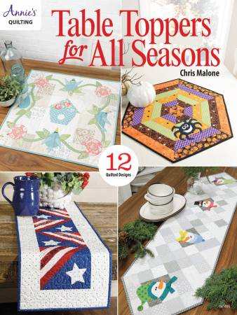 Table Toppers book by Chris Malone featuring 12 creative, seasonal designs for each month