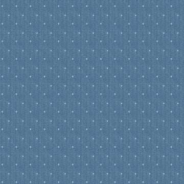 TILDA Creating Memories Tinydot Blue fabric half-yard with small white dots on blue background
