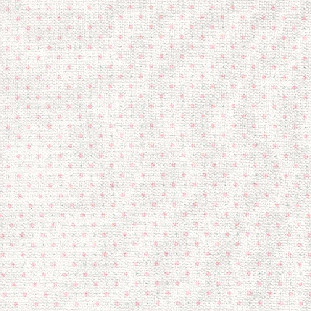 Abide Dots Linen White fabric with classic dots design by Brenda Riddle for Moda Fabrics sold by the half yard