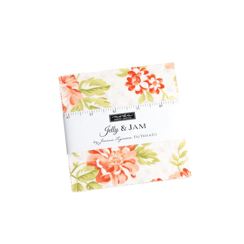 Jelly & Jam fabric collection by Fig Tree Quilts featuring vibrant florals and geometric designs