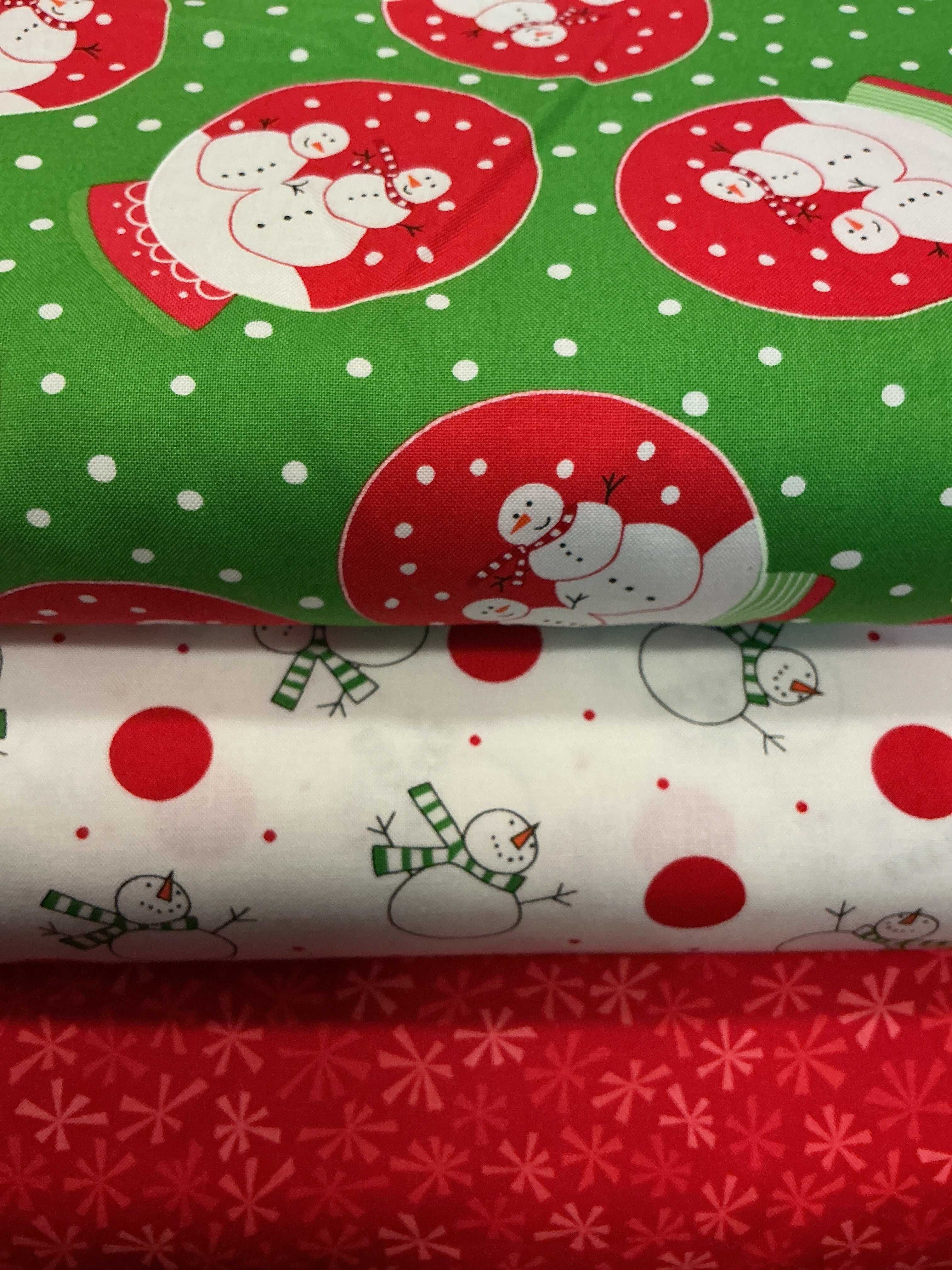 Three coordinating fabrics in a 3 Yard Quilt Bundle from Bella Rose Quilts for quilting and sewing projects