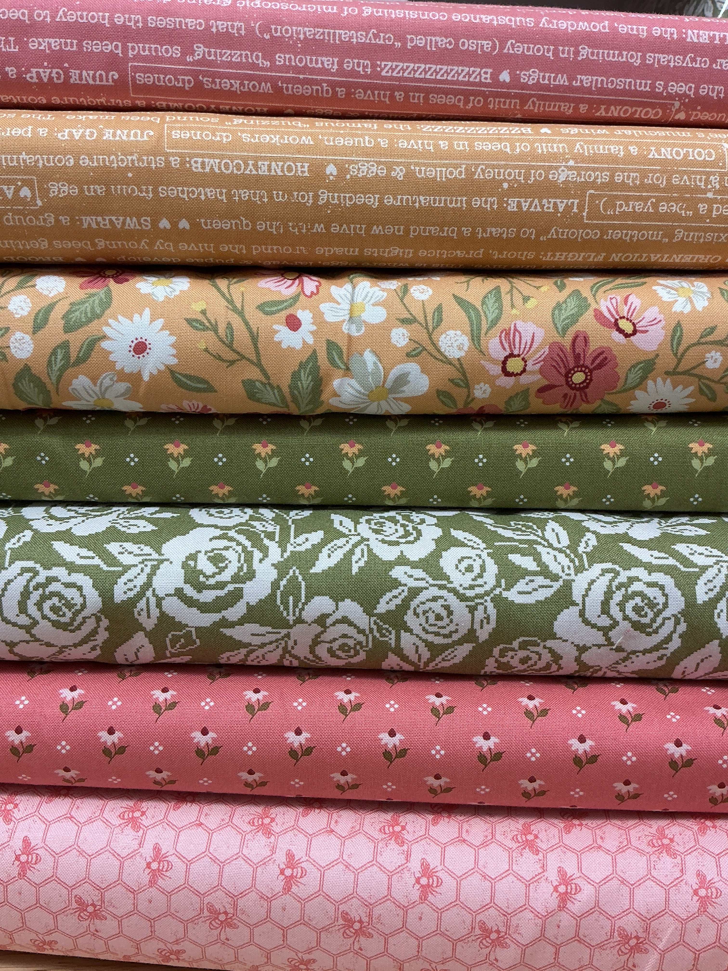 Six-Pack Party quilt fabric bundle with coordinating 20-inch cuts for quilting projects