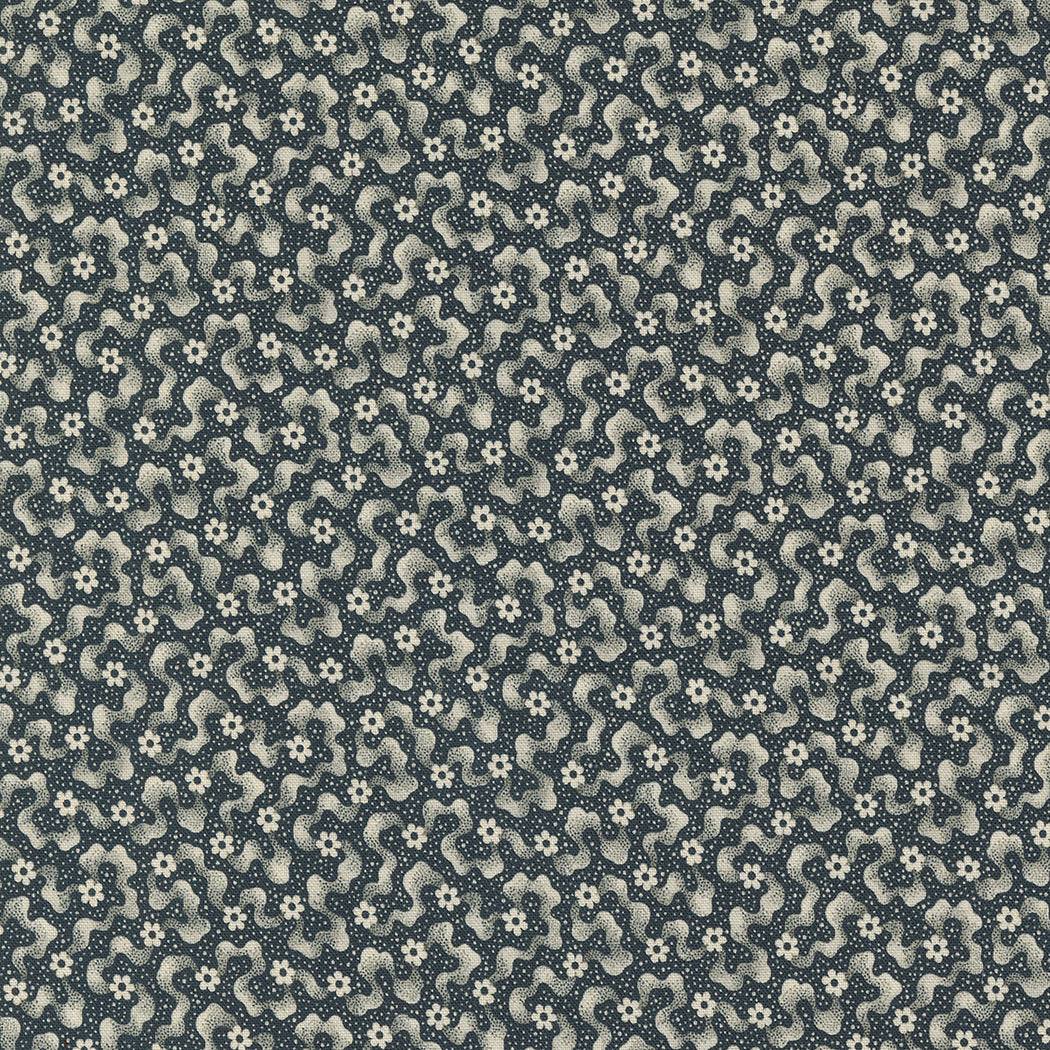 Goodnight Irene fabric by Betsy Chutchian in graphite with classic floral and paisley patterns