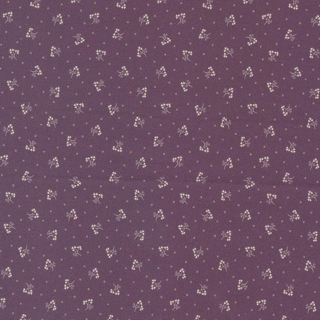 Goodnight Irene fabric by Betsy Chutchian for Moda, grape color with delicate floral pattern