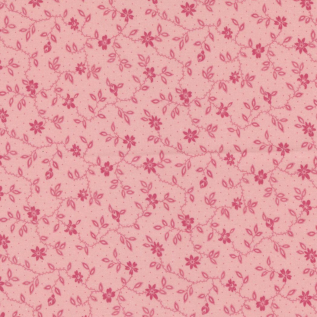 Goodnight Irene fabric by Betsy Chutchian with blush pink blossom floral pattern