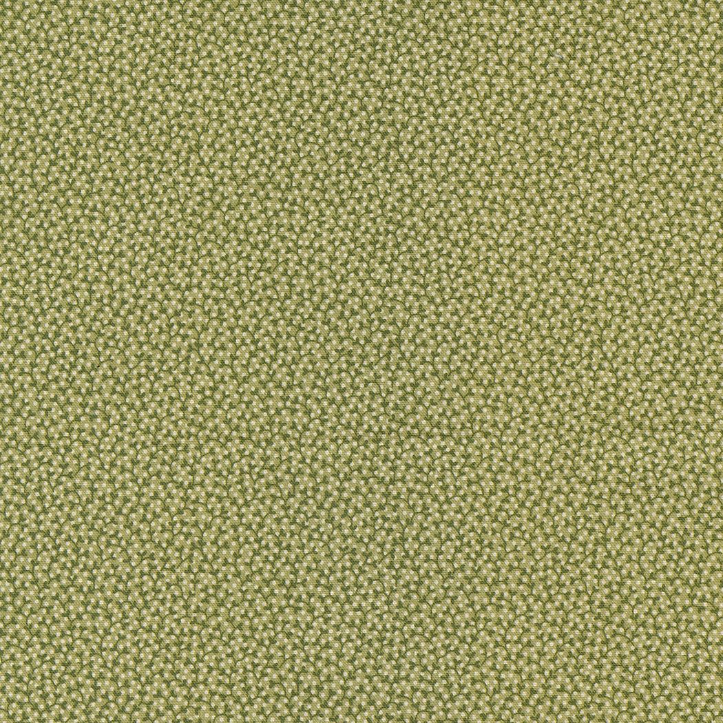 Goodnight Irene fabric by Betsy Chutchian for Moda Fabrics in Sweetheart Blenders Moss with delicate floral pattern