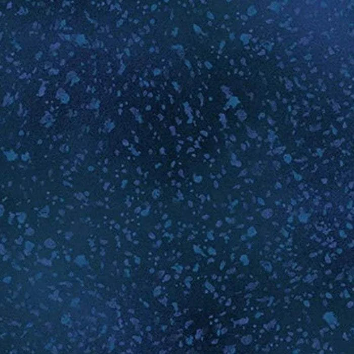 Awakenings Speckle Texture Blue fabric by Jan Mott with watercolor foliage and speckles for quilting and home decor