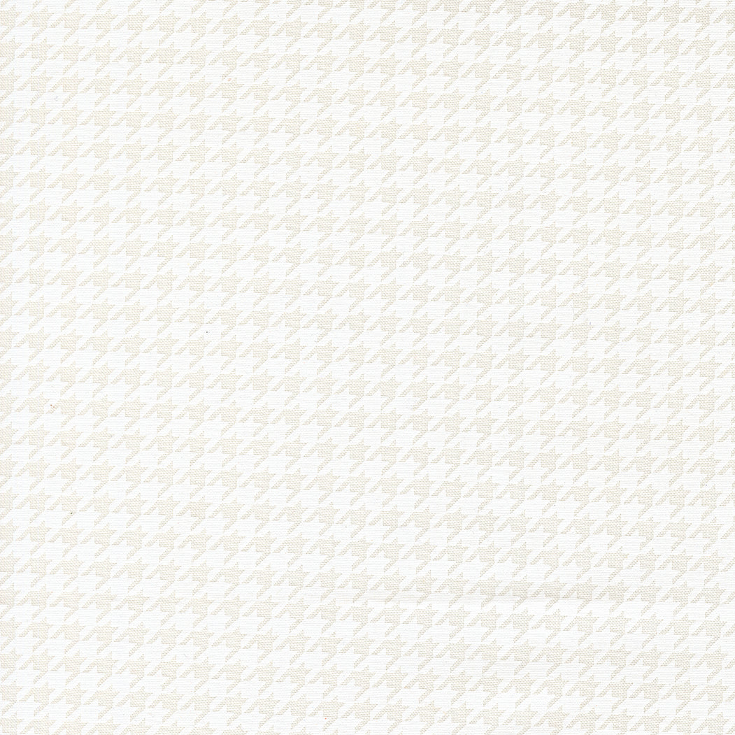 Poinsettia & Pear houndstooth blender fabric cloud white by Sherri & Chelsi for Moda Fabrics