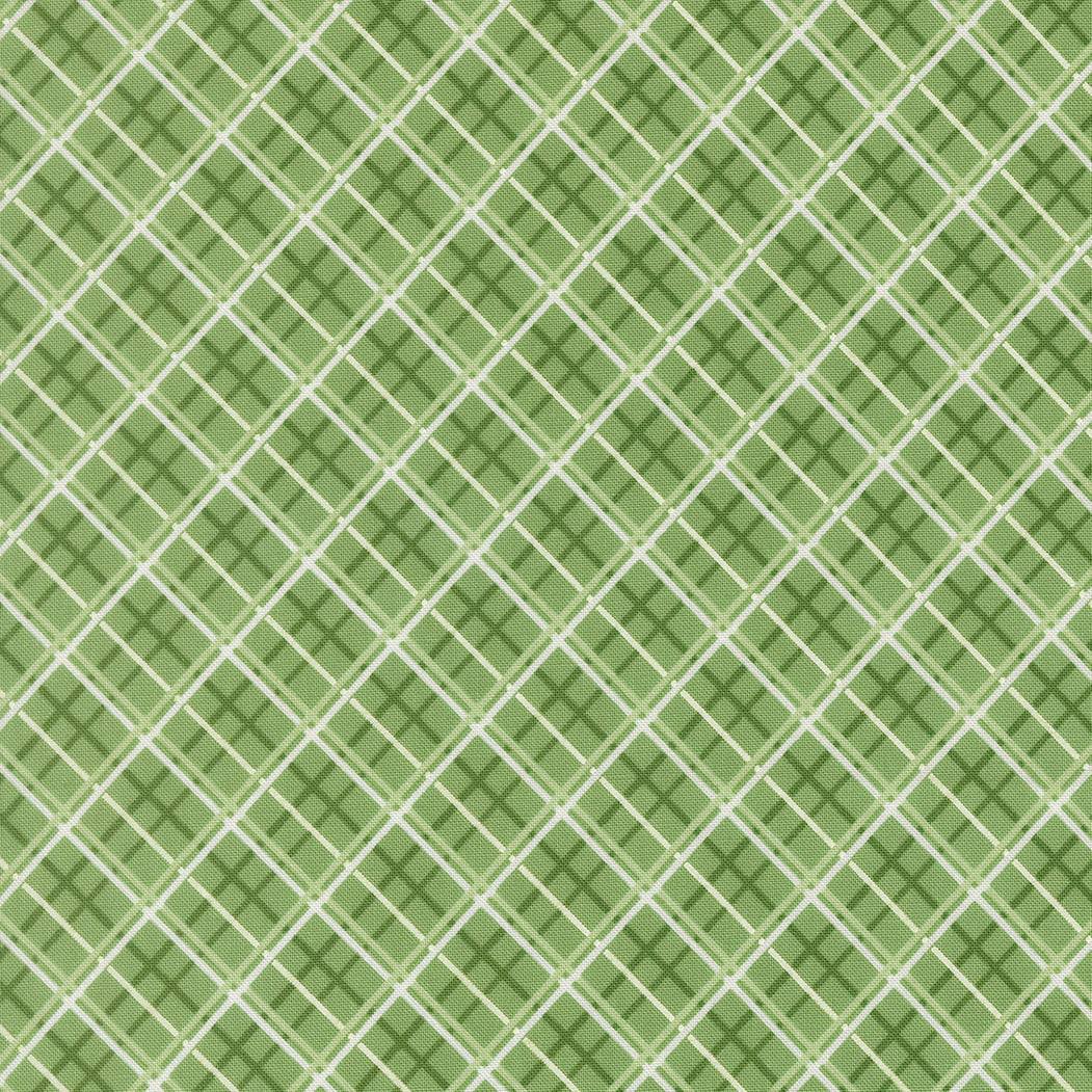 Sweetfire Road Merrily On High Pretty Plaid Evergreen Christmas fabric by Moda Fabrics sold by half yard