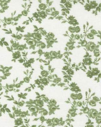 Nantucket Summer cream grass surfside small floral fabric by Camille Rosekelly for Moda