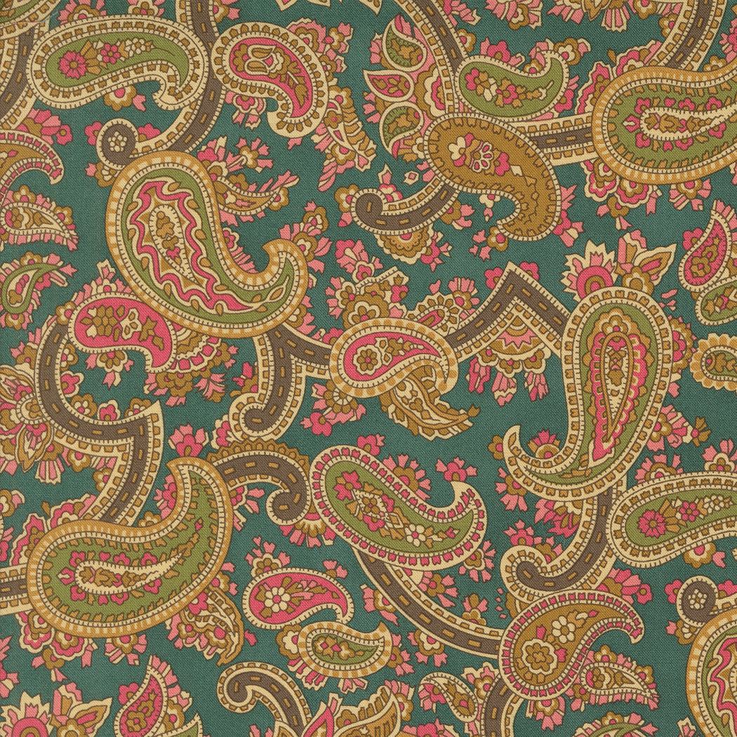 Collections for a Cause Unity fabric by Marcus Howard with twilight paisley pattern in earthy tones