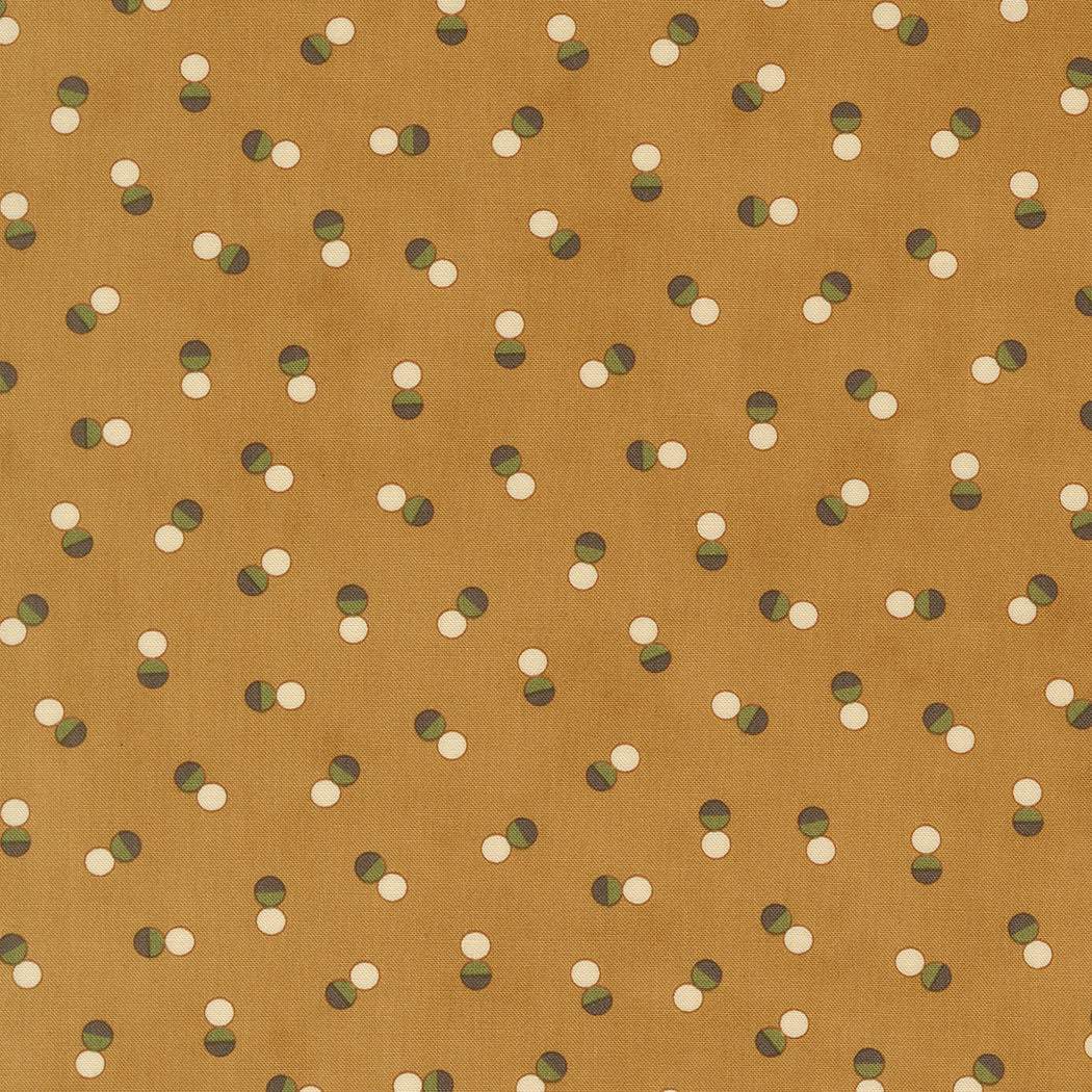 Collections for a Cause Unity fabric by Marcus Howard Cognac Twin Dots pattern in warm earthy tones