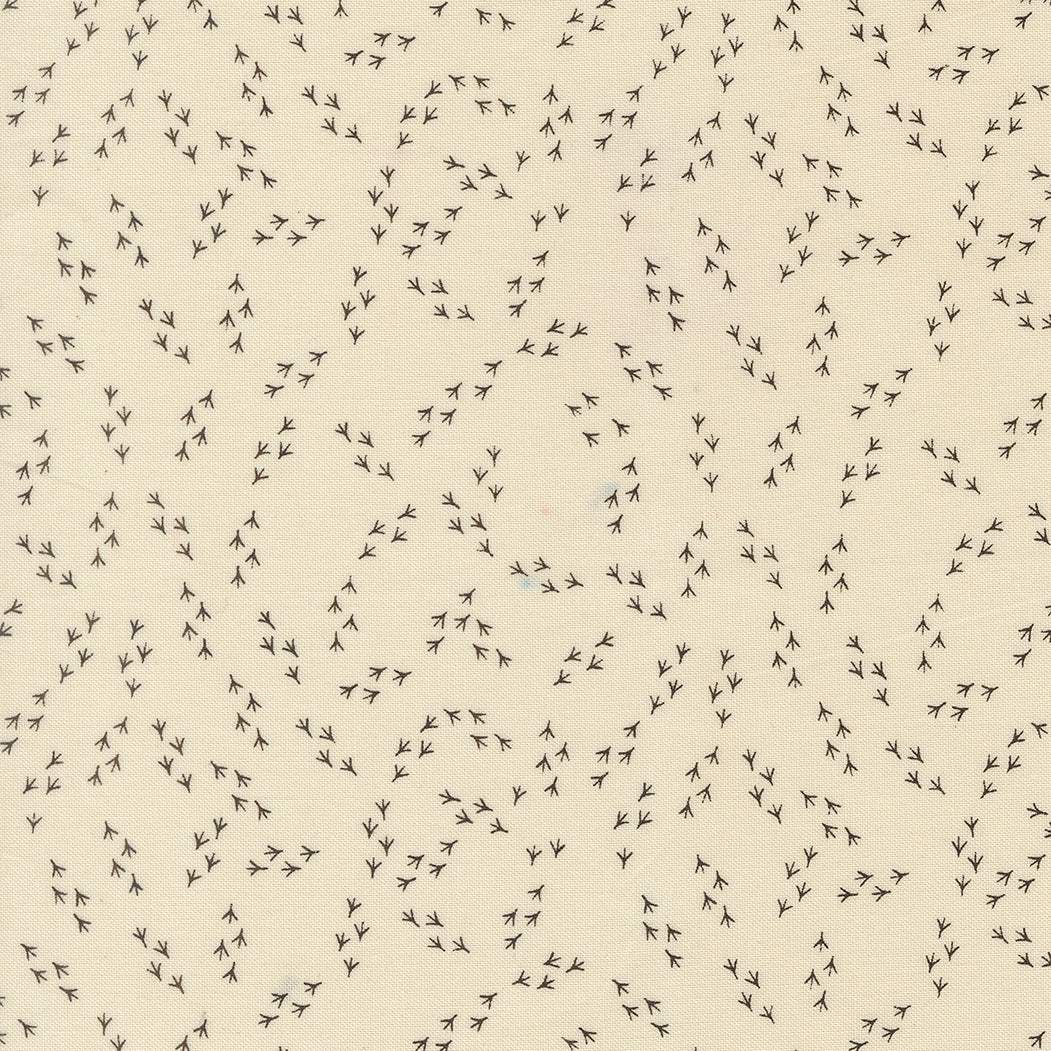 The Henhouse fabric featuring Chicken Feet Cloud Iron design by Gingiber for Moda Fabrics