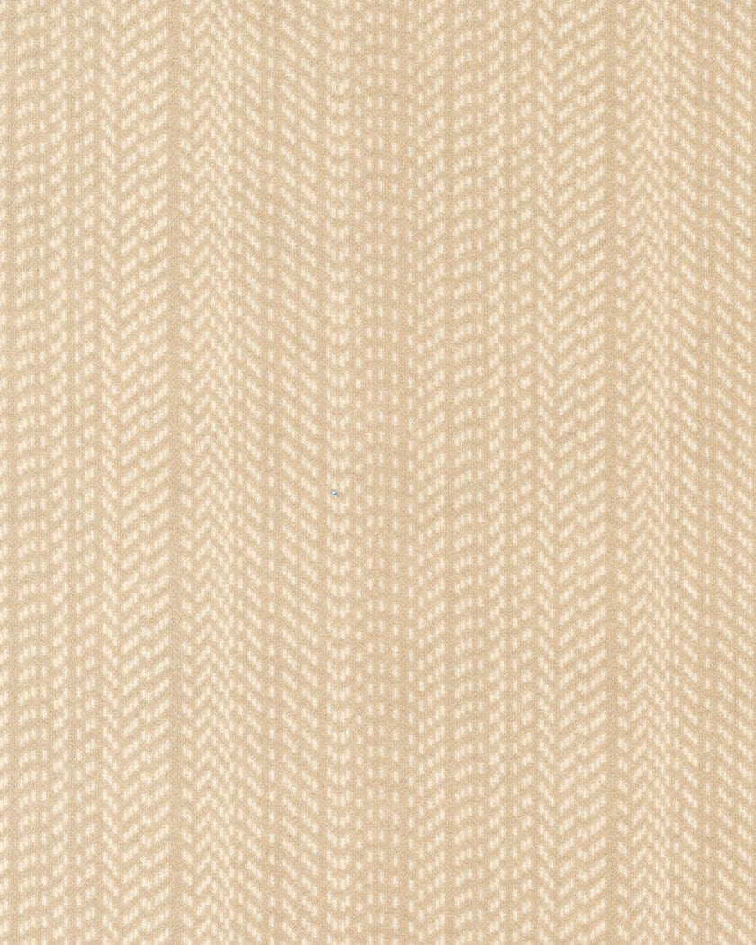 Lakeside Gatherings Flannel fabric in sand with subtle stripes and herringbone pattern for cozy quilting projects