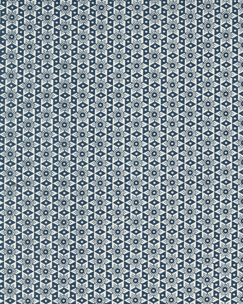 American Gatherings II navy kaleidoscope stars fabric by Primitive Gatherings for Moda Fabrics