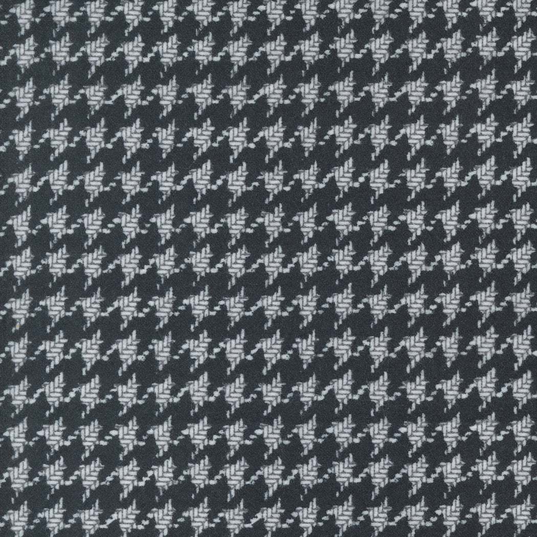 Farmhouse Flannels III black and white houndstooth flannel fabric by Primitive Gatherings for Moda Fabrics
