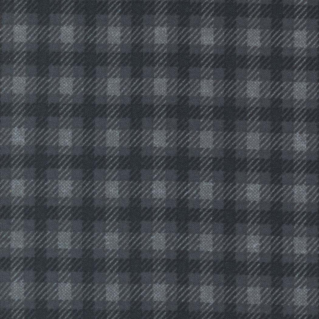 Farmhouse Flannels III black and gray plaid soft flannel fabric by Primitive Gatherings for Moda Fabrics