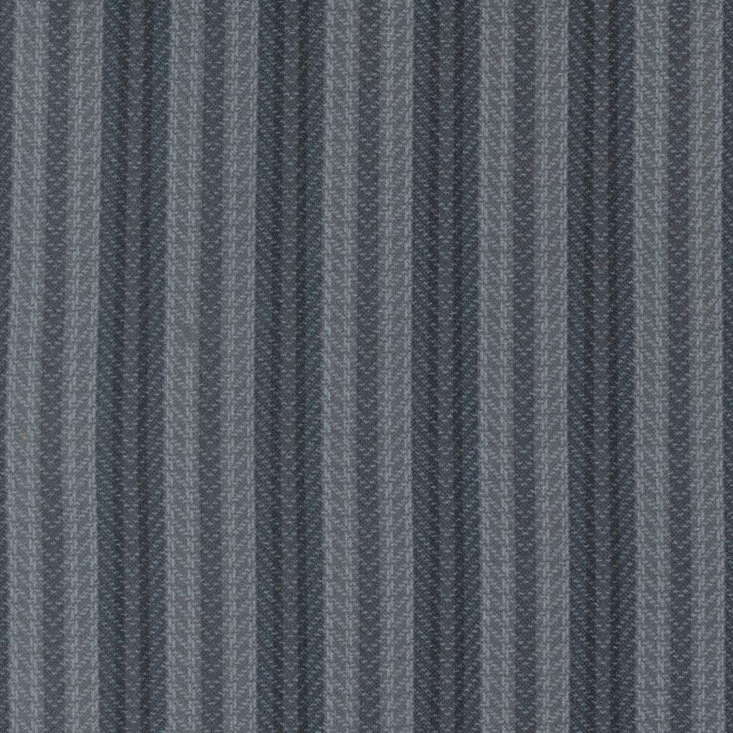 Farmhouse Flannels III by Primitive Gatherings Moda Fabrics graphite striped flannel fabric