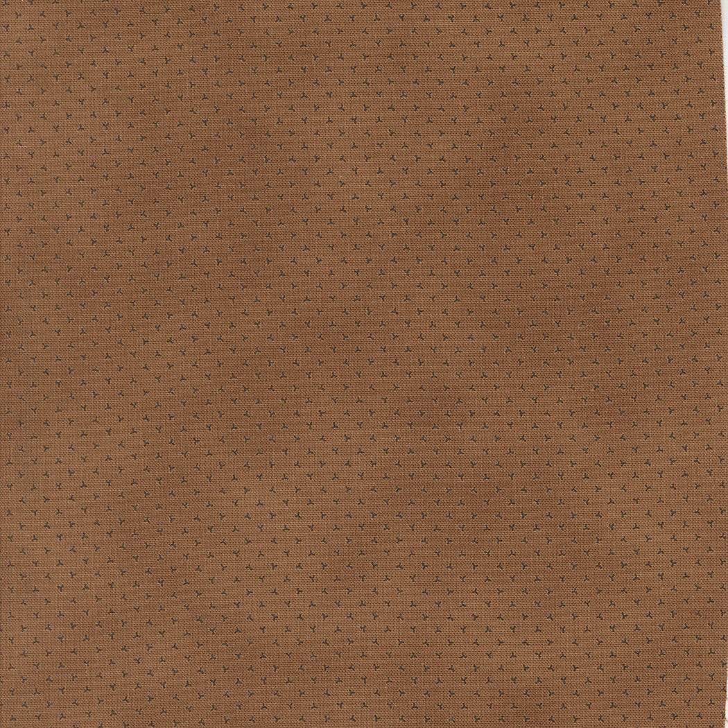 Pumpkin Spice dried leaf autumn-themed cotton fabric by Lisa Bongean for Moda Fabrics