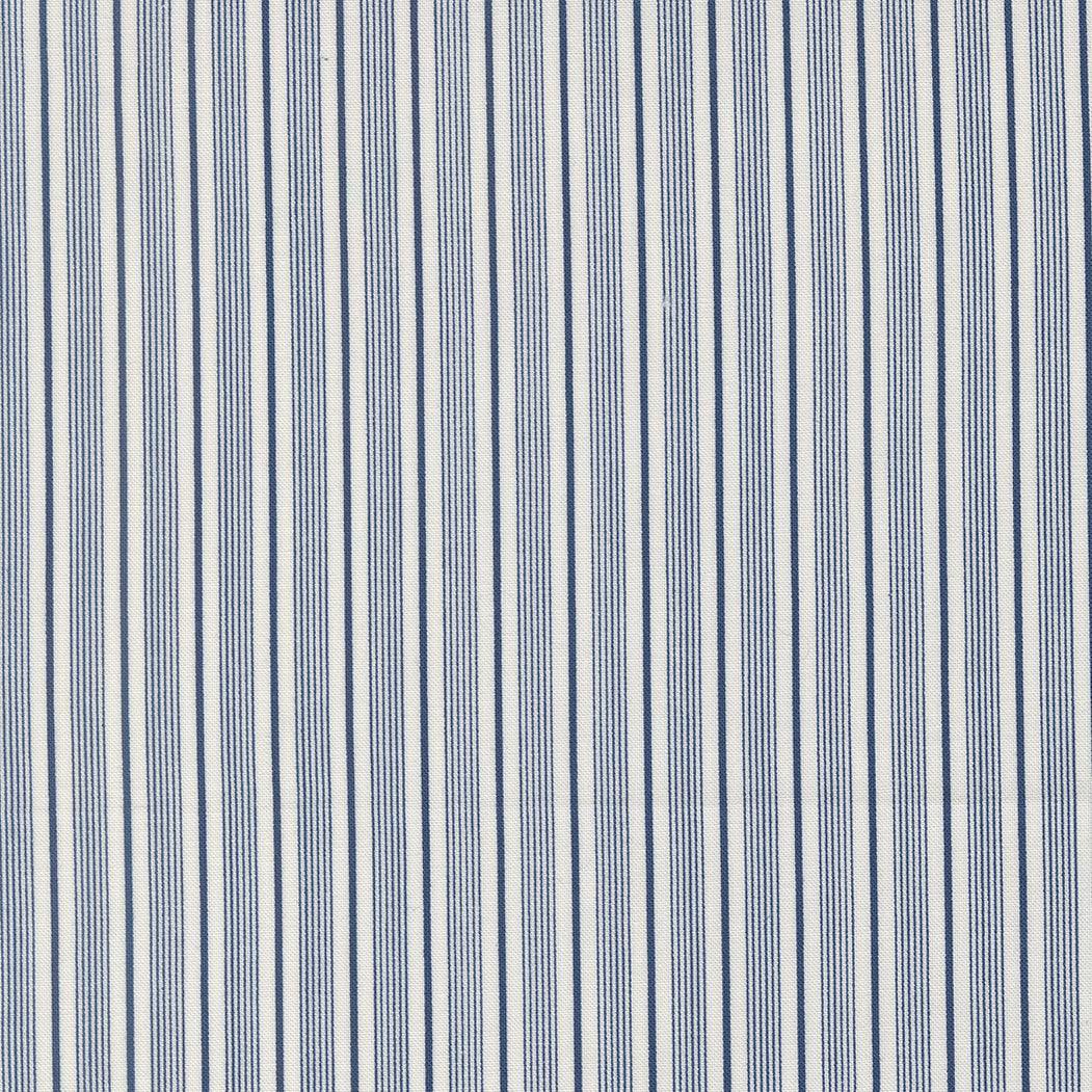 American Gatherings III Pathway Stripes Cloud Nautical Blue fabric by Primitive Gatherings for Moda Fabrics