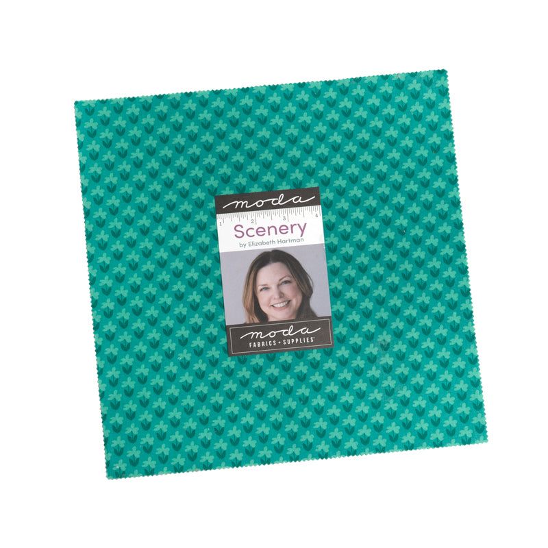Scenery Layer Cake® fabric squares by Elizabeth Hartman featuring nature-inspired quilt prints