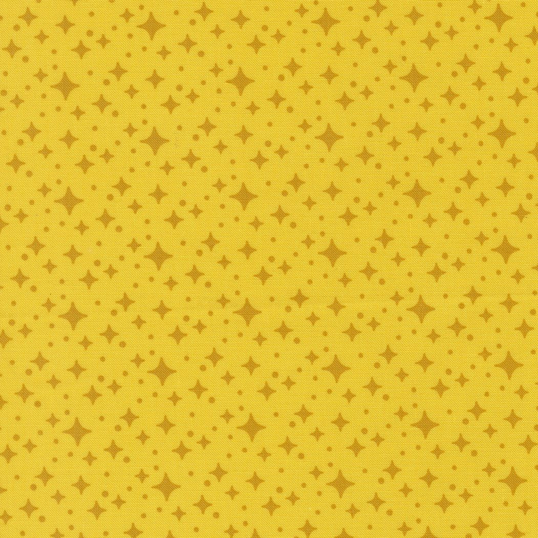 Scenery Starlight Blender Citrine fabric by Elizabeth Hartman for Moda Fabrics showcasing nature-inspired tone-on-tone prints in warm citrine tones