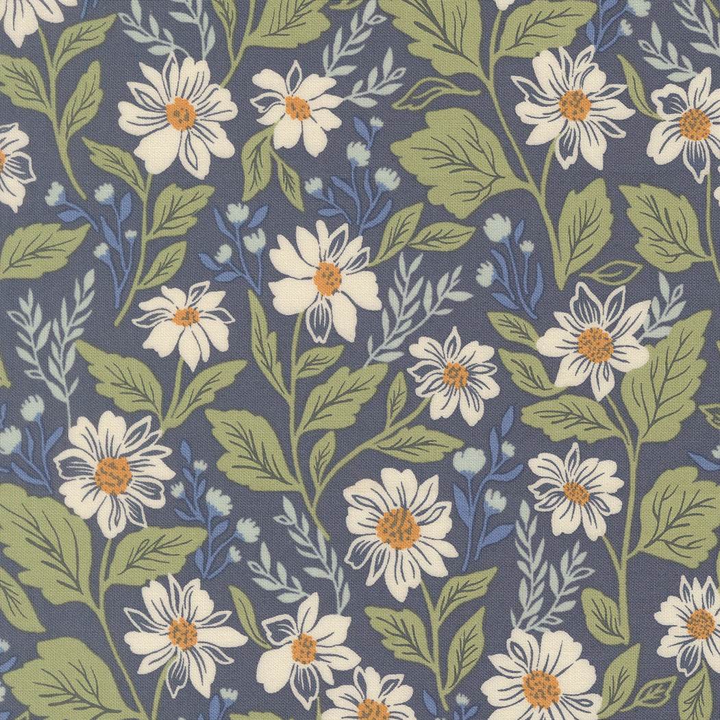 True Love Romance Blooms fabric with vintage motifs and birds by Vanessa Goertzen for Moda Fabrics