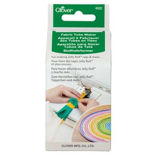 Clover Needlecraft Fabric Tube Maker for easy fabric tubes in Jelly Roll rugs and baskets