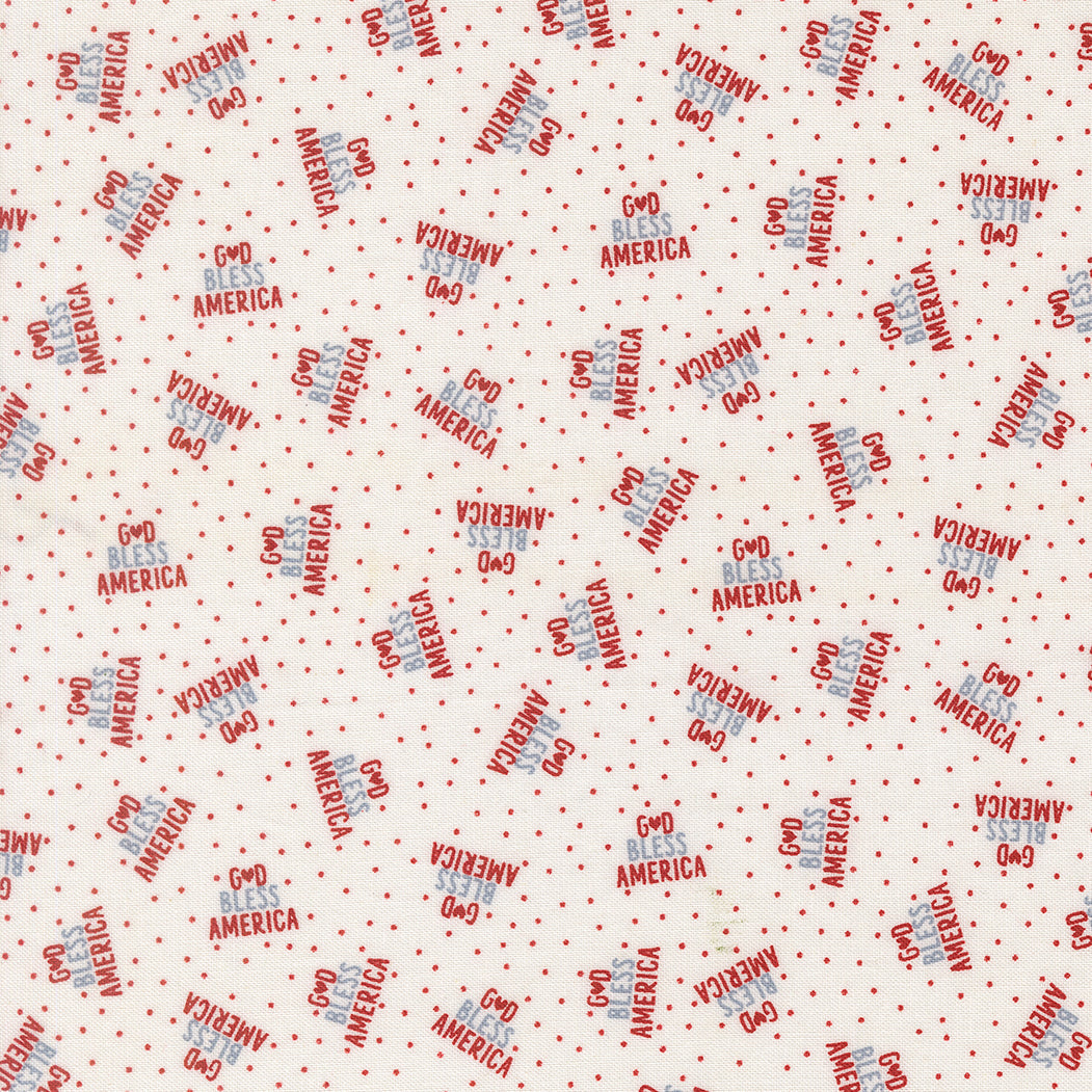 Independence Day patriotic fabric by Sweetwater for Moda Fabrics sold in half-yard increments