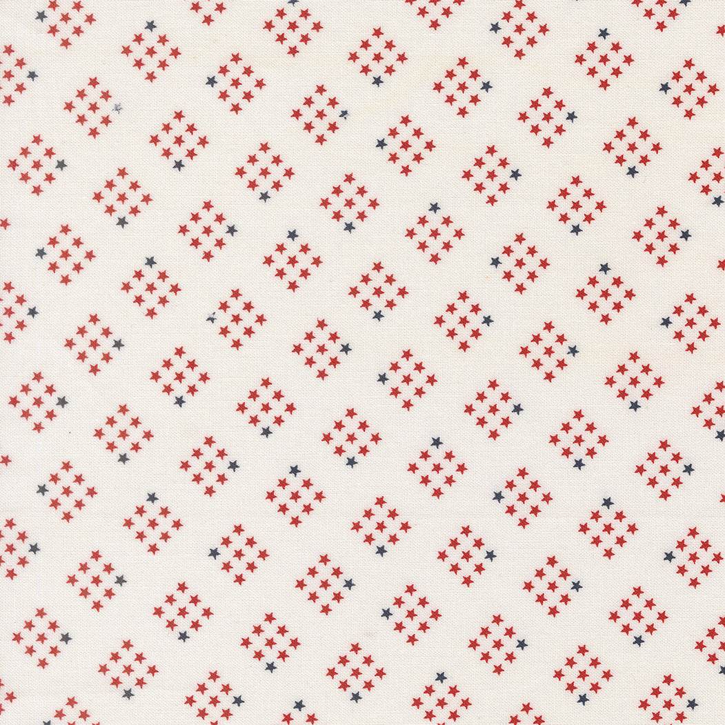 Independence Day Stars vanilla fabric by Sweetwater patriotic Fourth of July design