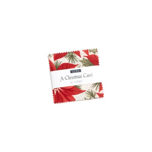 42-piece A Christmas Carol Mini Charm fabric squares by 3 Sisters for Moda Fabrics