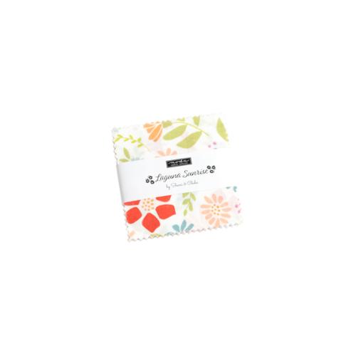 Laguna Sunrise Mini Charm 2.5 inch precut fabric squares by Sherri & Chelsi for Moda Fabrics