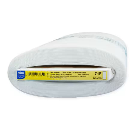 Peltex Single Sided Fusible Stabilizer Pellon 71F ultra-firm heavyweight fabric stabilizer roll