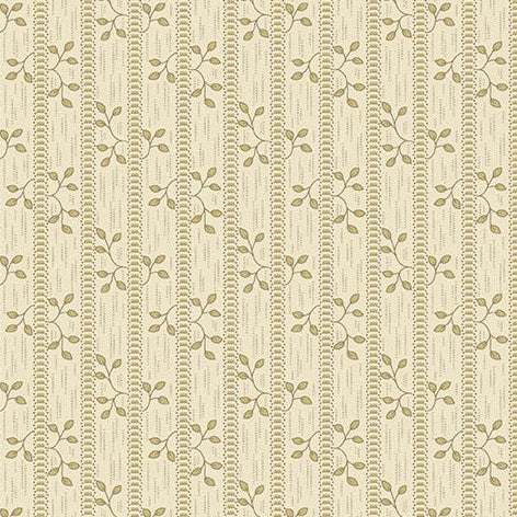 Forest Glen Vines Celery Root botanical fabric by Renee Nanneman for Andover Fabrics