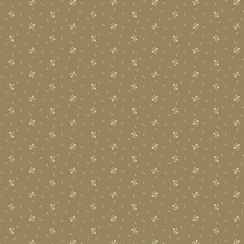 Forest Glen Alpine Lichen Green floral fabric by Renee Nanneman for Andover Fabrics