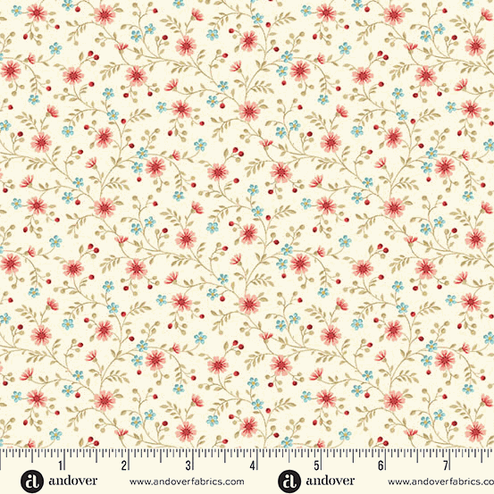 Lighthouse by Edyta Sitar floral fabric vibrant hues from Laundry Basket Quilts
