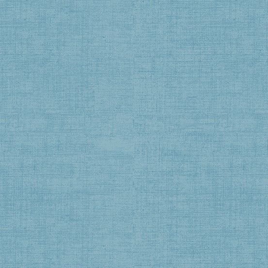 Laundry Basket Favorites II sky blue linen texture cotton fabric by Edyta Sitar