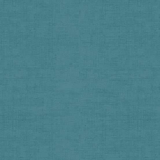 Laundry Basket Favorites II teal linen texture cotton fabric by Edyta Sitar